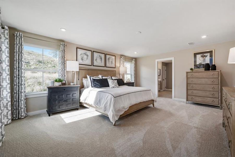 Furnished interior in a model home at Cainhoy Preserve in Huger (Image 6). Furnished interior in a model home at Cainhoy Preserve in Huger (Image 6).