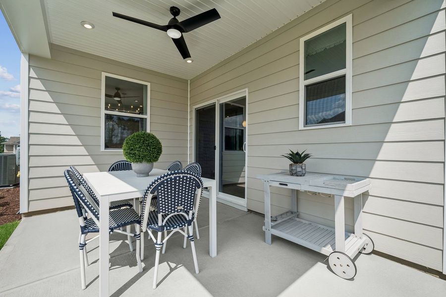 Outdoor Living Space Included with Every Home