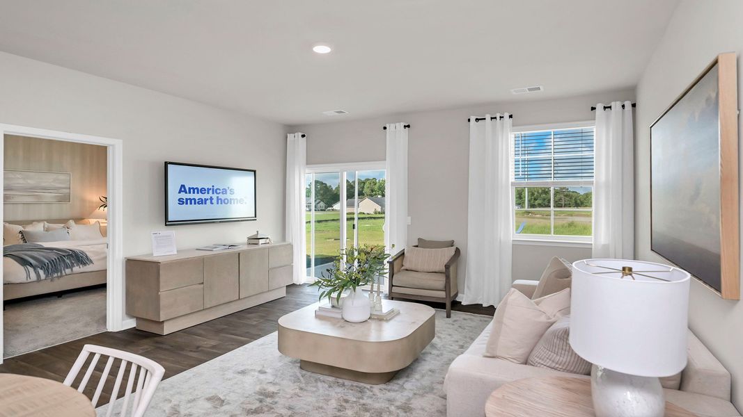 Furnished interior in a model home at Mulberry Landing in Orangeburg (Image 15).