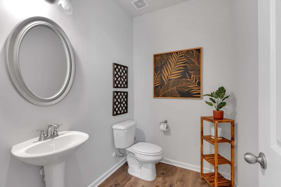 Furnished interior in a model home at Park Center Pointe in Austell (Image 32).