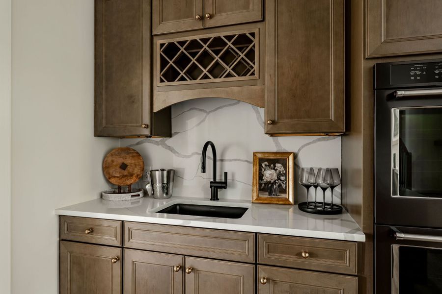 Close-up of interior finishes in a home at McLean South Shore, Belmont (Image 76).