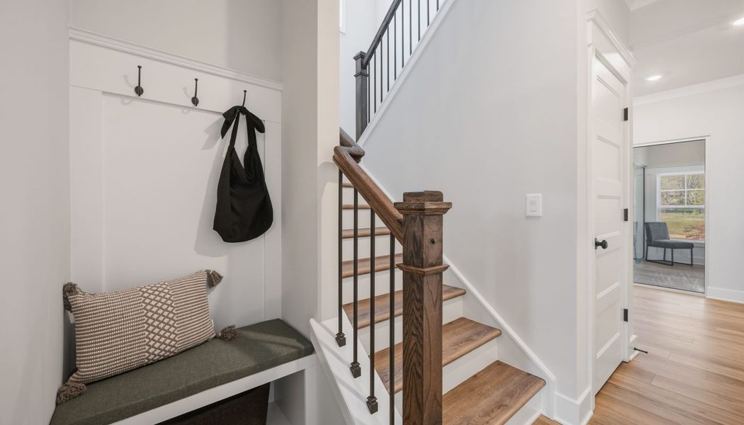 Furnished interior in a model home at Garland Meadows in Cartersville (Image 21).