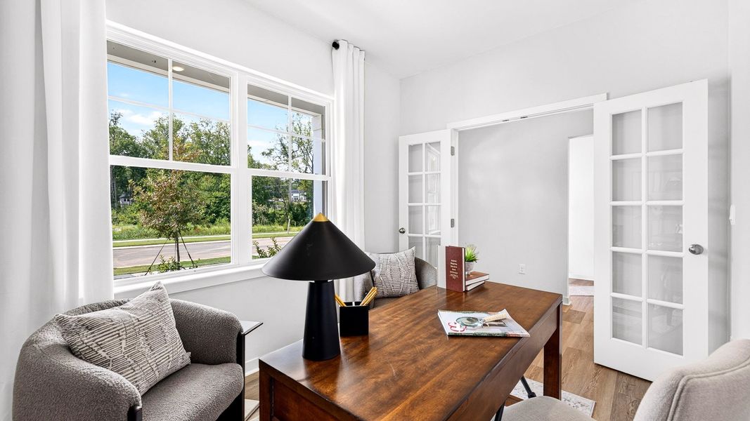 Furnished interior in a model home at Logan Farms in Mooresville (Image 21).