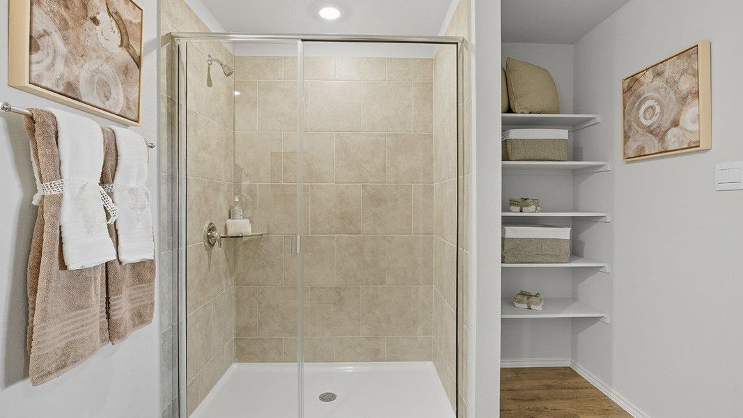 Furnished interior in a model home at Mesa Ridge in Temple (Image 28).