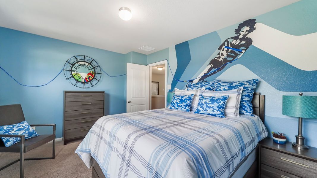 Mackenzie Creek Model Home Secondary Bedroom