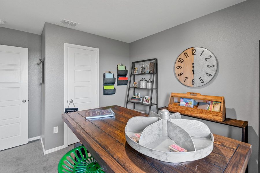 Furnished interior in a model home at Faculty Row in Abilene (Image 35).