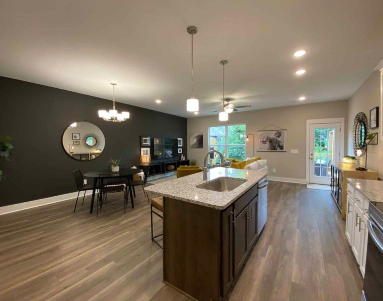 Furnished interior in a model home at The Grove at Kennesaw Farms in Gallatin (Image 10).