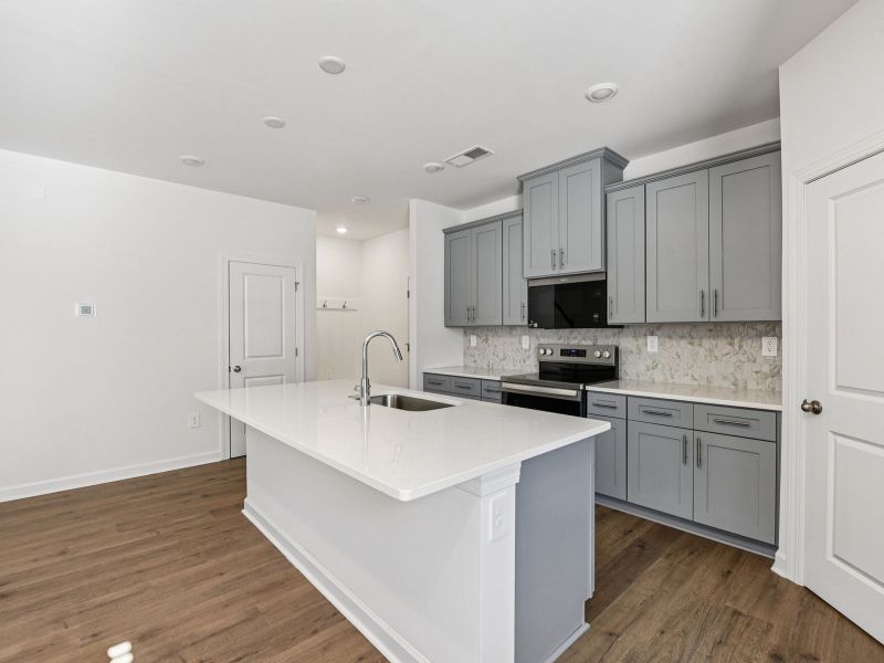 Furnished interior in a model home at Avalon in Gastonia (Image 3).