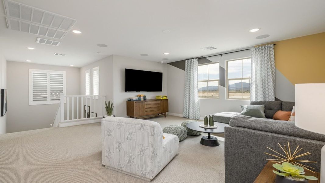 Furnished interior in a model home at Eminence at Alamar in Avondale (Image 26).