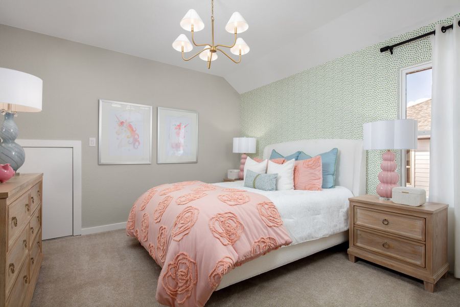 Furnished interior in a model home at The Parklands in Santa Clara (Image 26).