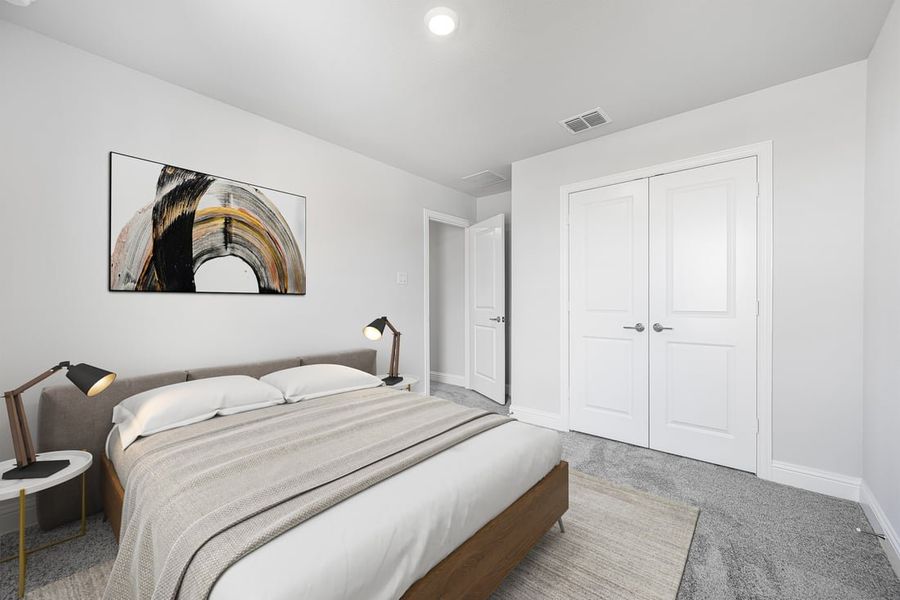 Furnished interior in a model home at The Ranch at Uptown Celina 40s in Celina (Image 33).