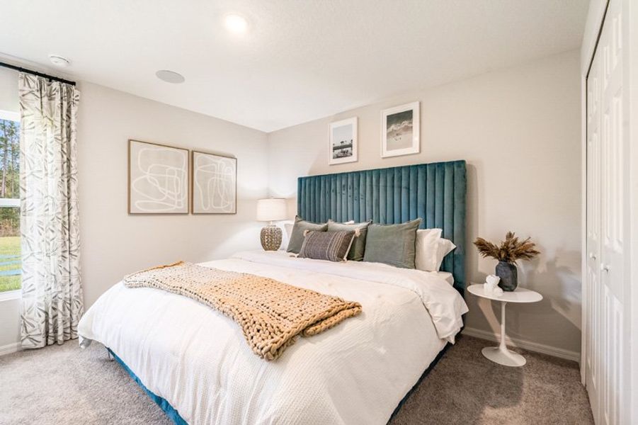 Furnished interior in a model home at Flagler Estates in Hastings (Image 15). Furnished interior in a model home at Flagler Estates in Hastings (Image 15).