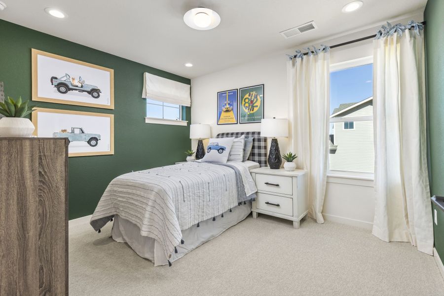 Furnished interior in a model home at Barefoot Lakes in Firestone (Image 41). Furnished interior in a model home at Barefoot Lakes in Firestone (Image 41).