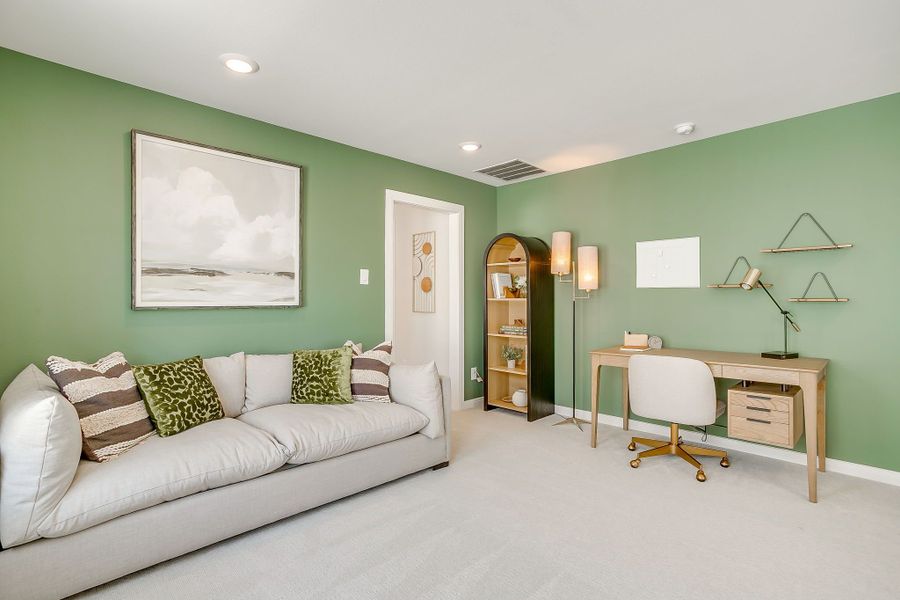 Furnished interior in a model home at Creekside in Royse City (Image 43).