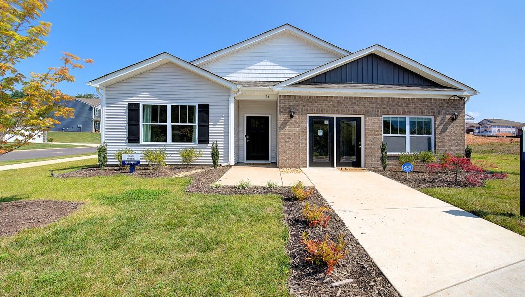 Front exterior of a home in the Valleywood Farms community, located in Waynesville, NC (Image 1).