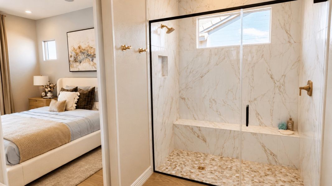 Furnished interior in a model home at Fairways in Victory at Verrado in Buckeye (Image 48).