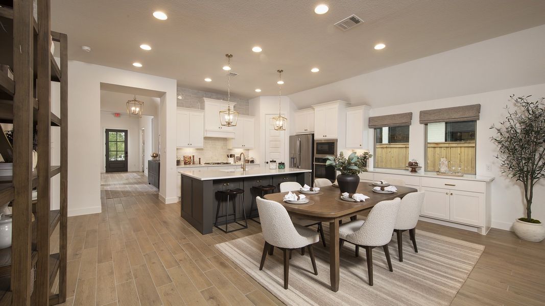 Furnished interior in a model home at Kresston 50' in Montgomery (Image 5). Furnished interior in a model home at Kresston 50' in Montgomery (Image 5).