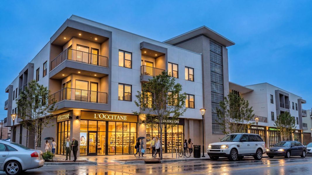 Condo located in Concourse at Mueller, Austin, highlighting architectural design (Image 4). Condo located in Concourse at Mueller, Austin, highlighting architectural design (Image 4).