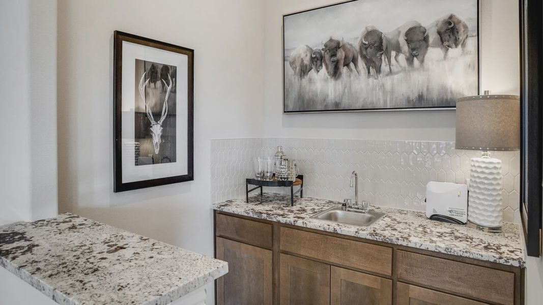 Furnished interior in a model home at Anna Ranch in Anna (Image 39). Furnished interior in a model home at Anna Ranch in Anna (Image 39).