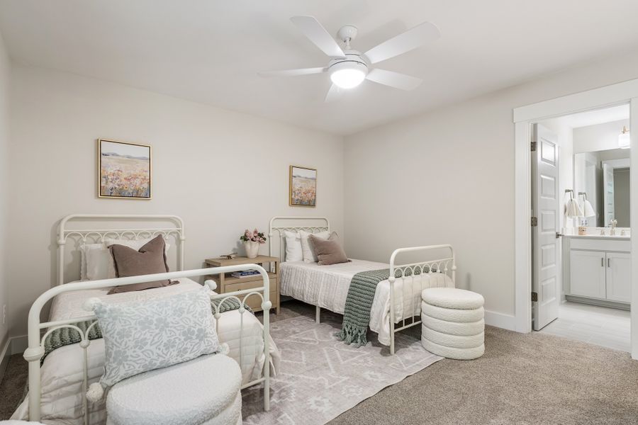 Furnished interior in a model home at South Park in Piedmont (Image 34).