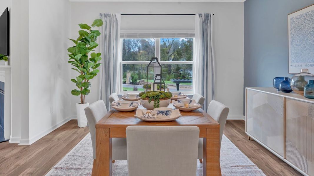Furnished interior in a model home at Mary's Pointe in Clinton (Image 16). Furnished interior in a model home at Mary's Pointe in Clinton (Image 16).