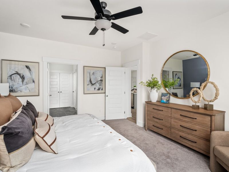 Furnished interior in a model home at Woods Crossing in Gallatin (Image 22).