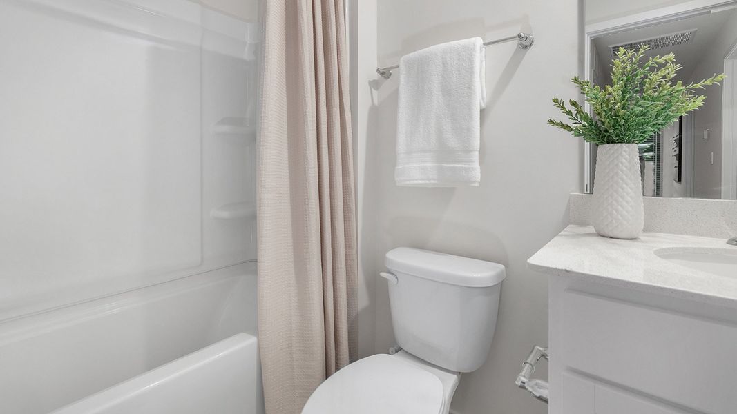 Furnished interior in a model home at The Hamptons at Hickory in Hickory (Image 18). Furnished interior in a model home at The Hamptons at Hickory in Hickory (Image 18).