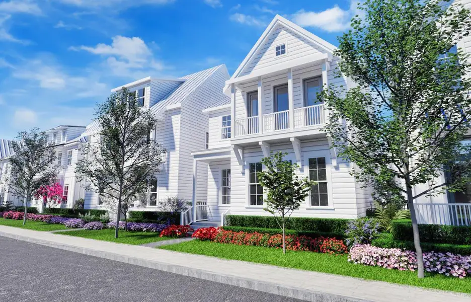 Front exterior of a home in the Carroll Crest community, located in Carrollton, TX (Image 1).
