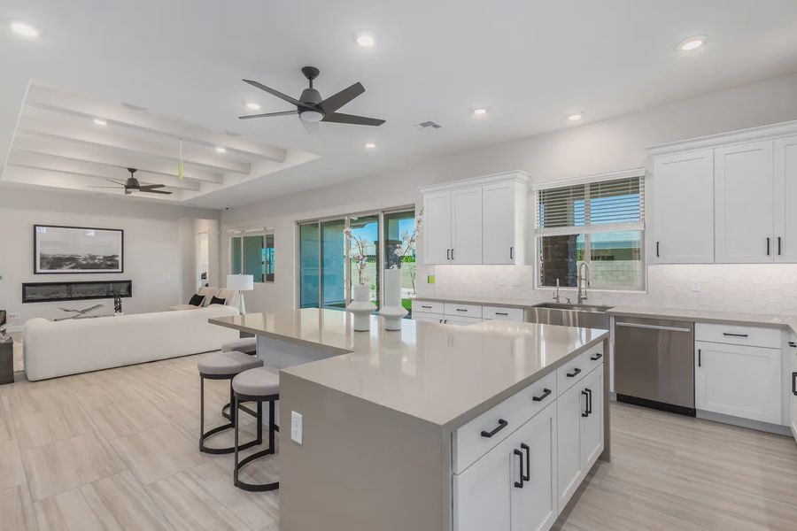 Furnished interior in a model home at Bellero Estates in Queen Creek (Image 53).