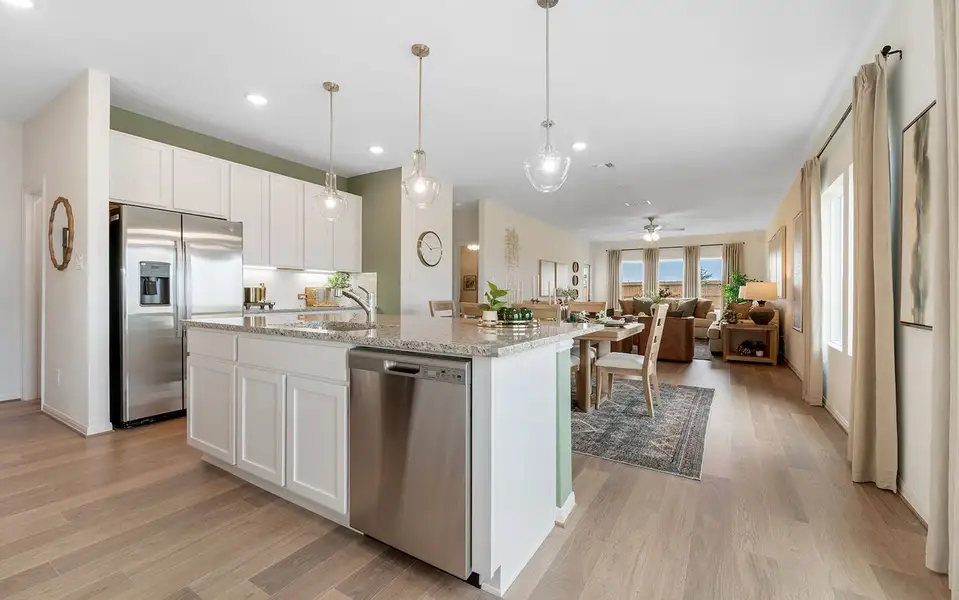 Furnished interior in a model home at Garden Grove in San Antonio (Image 4). Furnished interior in a model home at Garden Grove in San Antonio (Image 4).