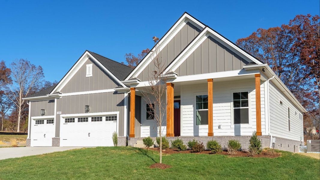 Exterior of Burgess Plan Home built in Fairview, TN Exterior of Burgess Plan Home built in Fairview, TN