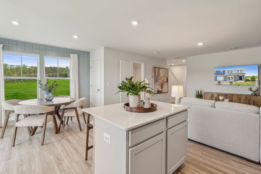 Open, airy main level designed for effortless living and entertaining