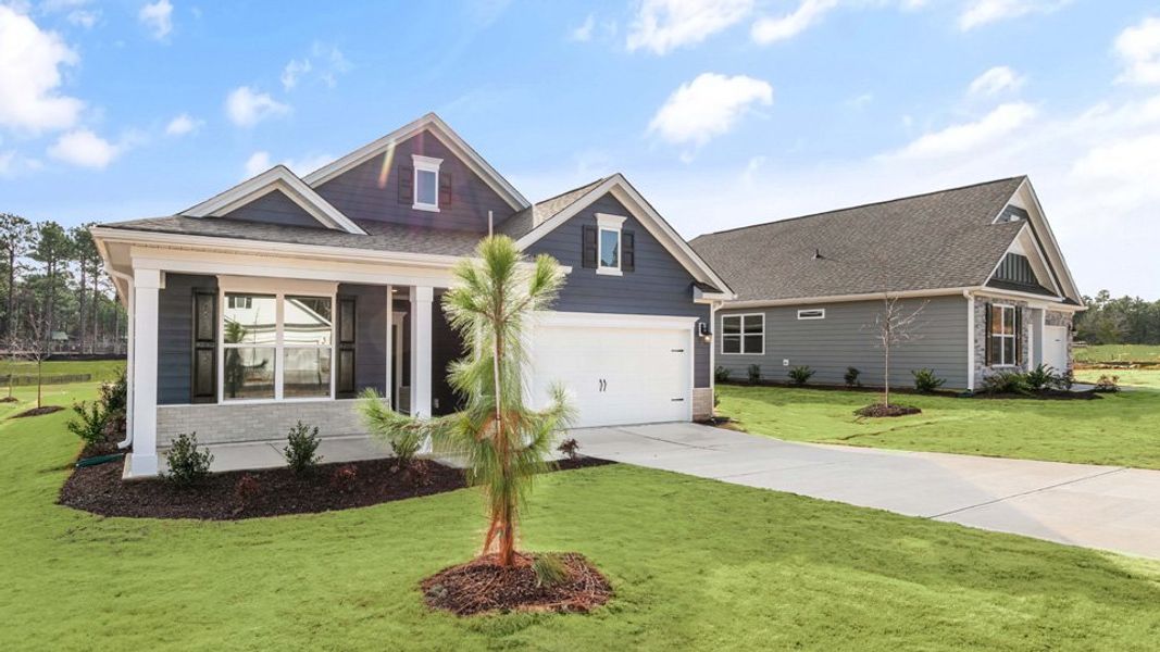 Front exterior of a home in the South Pinehurst Cottages community, located in Pinehurst, NC (Image 2). Front exterior of a home in the South Pinehurst Cottages community, located in Pinehurst, NC (Image 2).