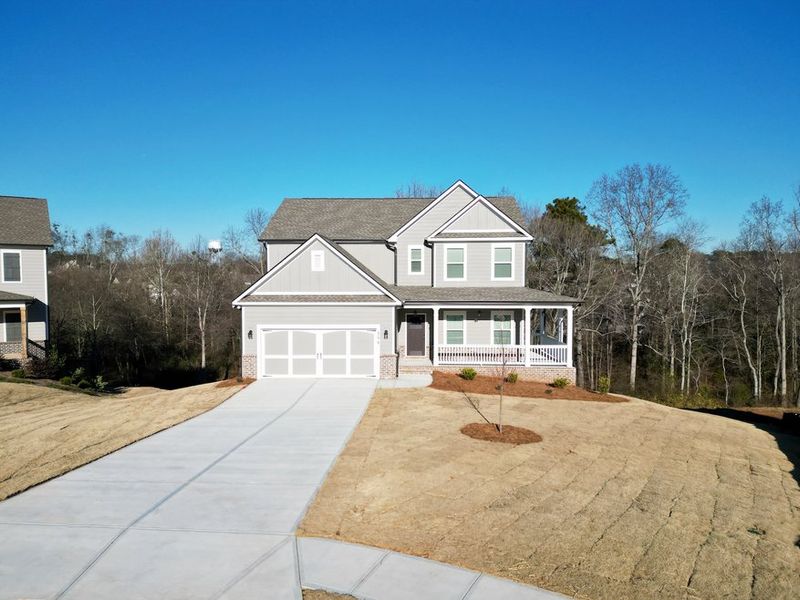 Front exterior of a home in the Calgary Downs community, located in Winder, GA (Image 21).