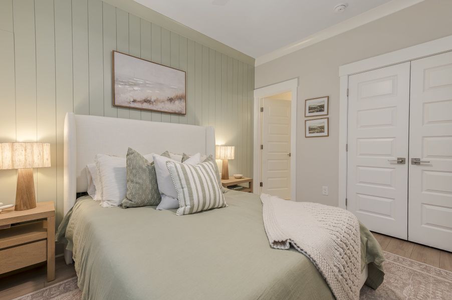 Furnished interior in a model home at Founder's Park in Summerville (Image 18).