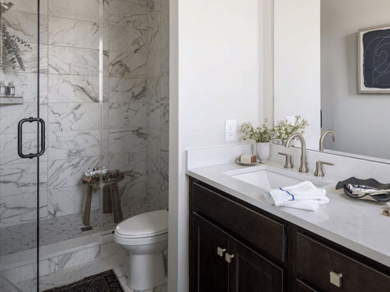 Furnished interior in a model home at Context at Oakhurst in Charlotte (Image 8).