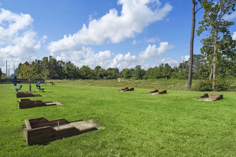 A grassy field with trees in the background. A grassy field with trees in the background.