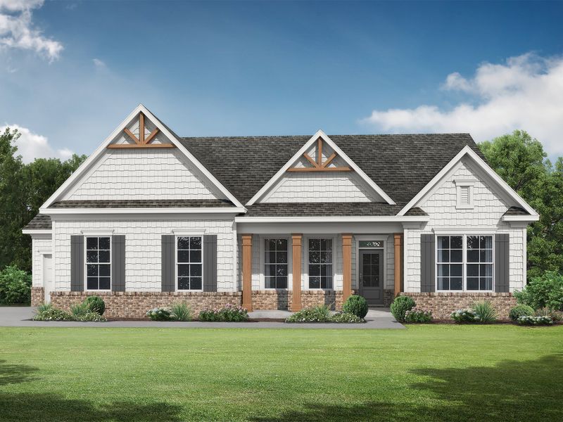 Front exterior of a home in the Great River community, located in Monroe, GA (Image 3). Front exterior of a home in the Great River community, located in Monroe, GA (Image 3).