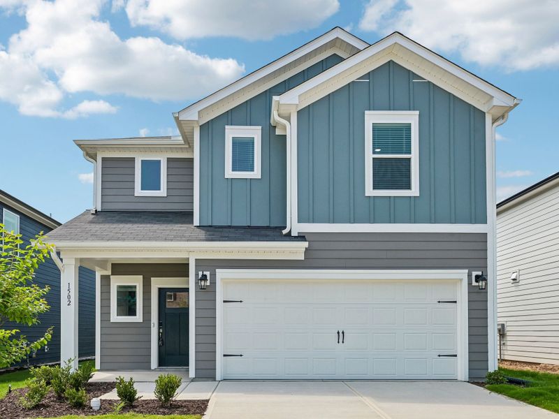Front exterior of a home in the Avalon Place - Classic Series community, located in Durham, NC (Image 1). Front exterior of a home in the Avalon Place - Classic Series community, located in Durham, NC (Image 1).