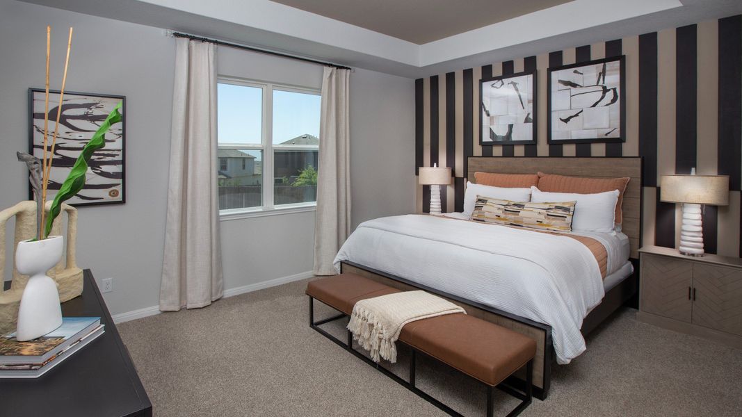 Hunters Ranch Model Home Primary Suite