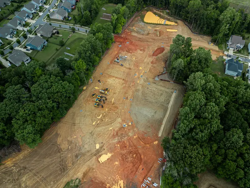 Site preparation and early development at Magnolia Glen in Huntersville, NC (Image 32). Site preparation and early development at Magnolia Glen in Huntersville, NC (Image 32).