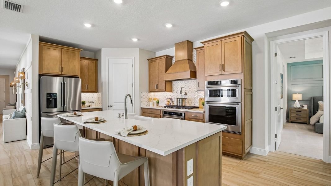 Furnished interior in a model home at Hammock at Two Rivers in Zephyrhills (Image 63).