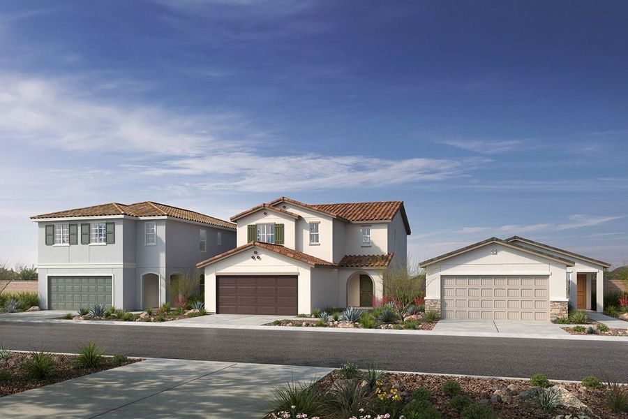 Front exterior of a home in the Skyline Village Prelude community, located in San Tan Valley, AZ (Image 1).