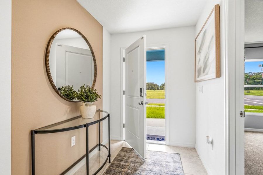 Furnished interior in a model home at Tillman Oaks in Wildwood (Image 17). Furnished interior in a model home at Tillman Oaks in Wildwood (Image 17).
