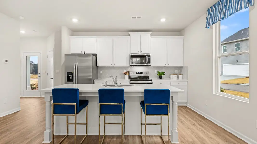 Furnished interior in a model home at Brookland Commons in Monroe (Image 5).