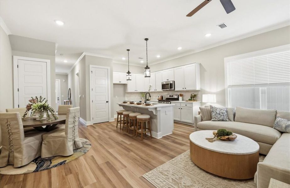 Furnished interior in a model home at The Collection at Four Oaks in Tallahassee (Image 5).