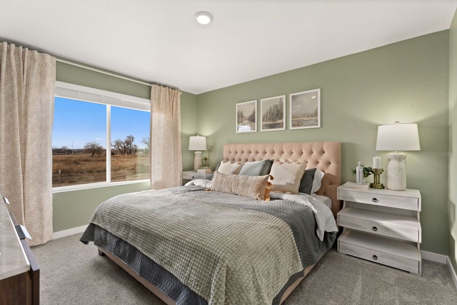 Furnished interior in a model home at Timnath Ranch in Timnath (Image 9). Furnished interior in a model home at Timnath Ranch in Timnath (Image 9).