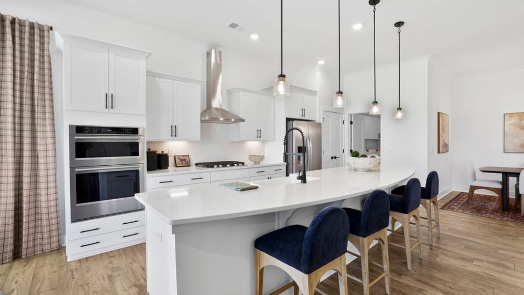 Furnished interior in a model home at Williams Ridge in Woodruff (Image 18).