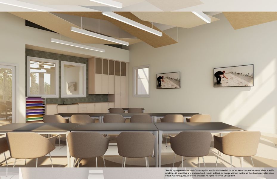 Art Studio within Del Webb Catalina, a new 55+ community in Lakewood Ranch, Florida