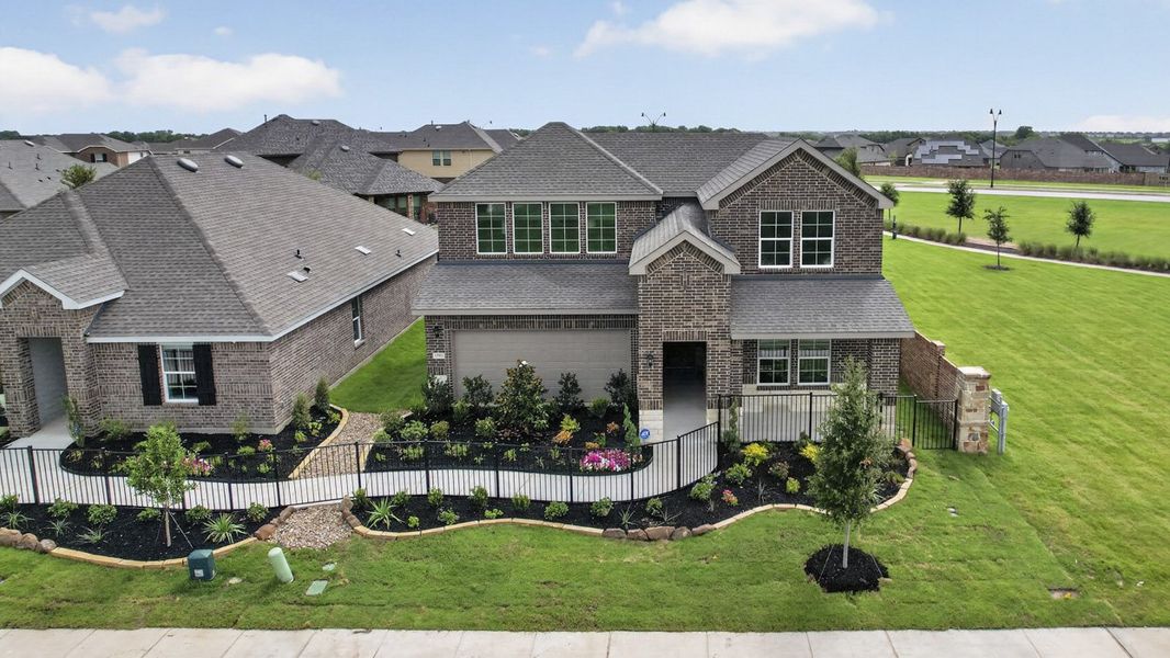 Front exterior of a home in the Whitewing Trails community, located in Princeton, TX (Image 16). Front exterior of a home in the Whitewing Trails community, located in Princeton, TX (Image 16).